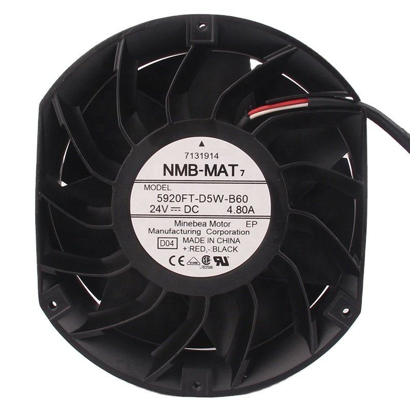 NMB-MAT 12V 48V DC24V 4.80A EC AC 172X150X51MM 17CM 17251 Inverter Centrifugal Industrial Exhaust air 5920FT-D5W-B60 Cooling Fan